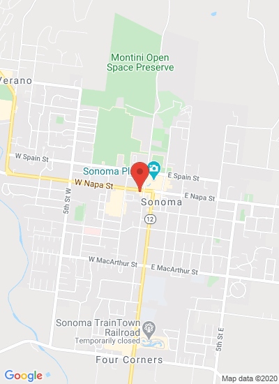 Map showing Sonoma, United States