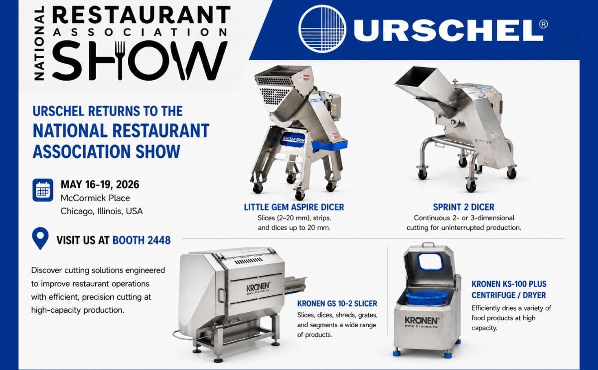 Urschel national restaurant association show processing solutions