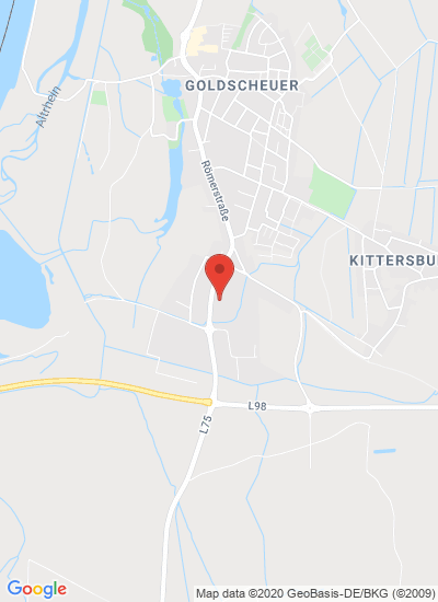 Map showing Kehl am Rhein, Germany