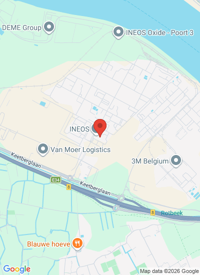 Map showing Zwijndrecht (Antwerp), Belgium