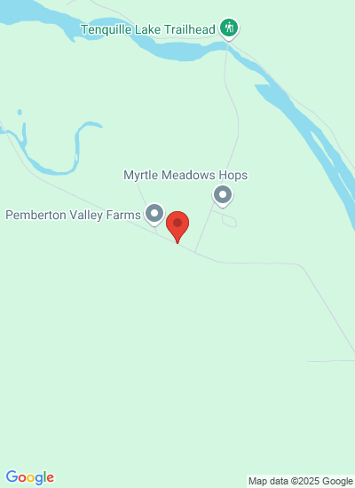 Map showing Pemberton, Canada