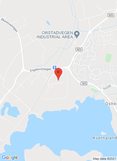 Map showing Klepp, Norway