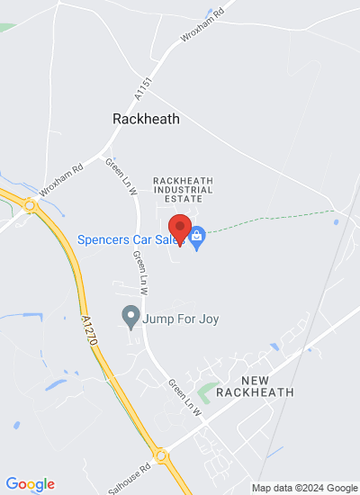Map showing Norfolk, United Kingdom