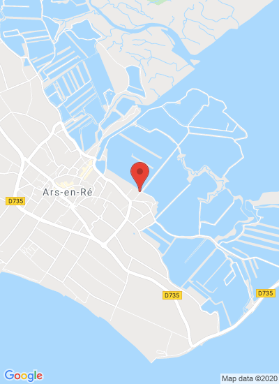 Map showing Ars-en-Ré, France