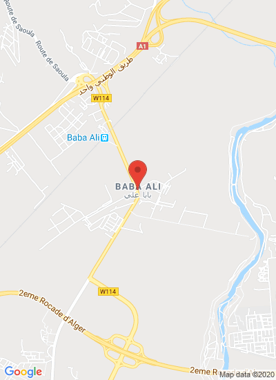 Map showing Alger, Algeria