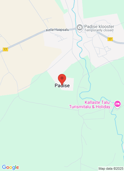 Map showing Padise municipality, Estonia