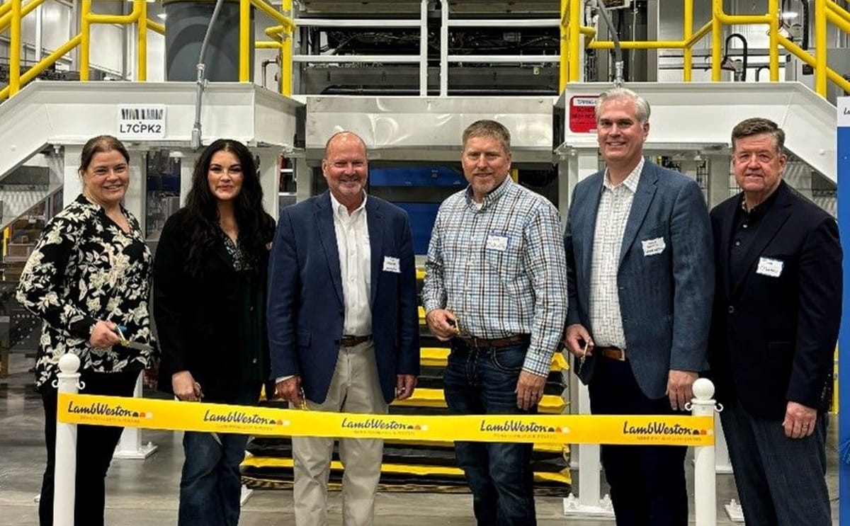 Lamb weston american falls facility ribbon cutting