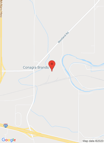 Map showing Hermiston, United States
