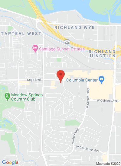 Map showing Kennewick, United States