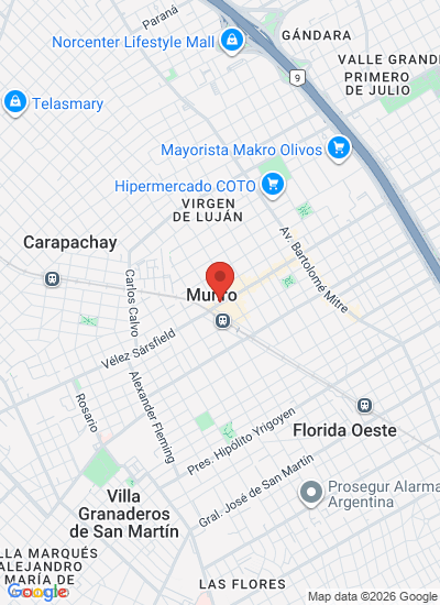 Map showing Argentina