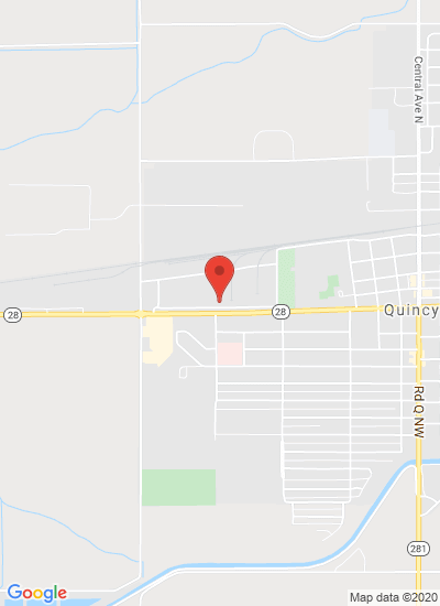 Map showing Quincy, United States