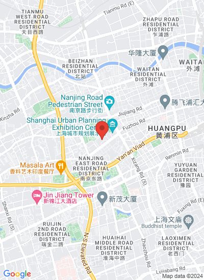 Map showing Hongkou Qu, China