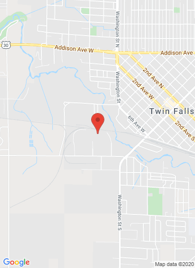 Map showing Twin Falls, United States