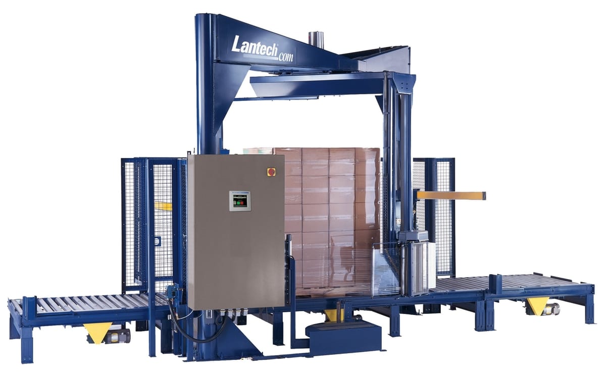 Lantech fully automatic stretch wrapper