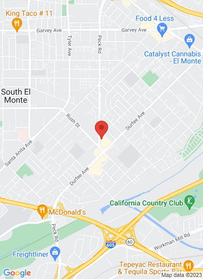 Map showing South El Monte, United States