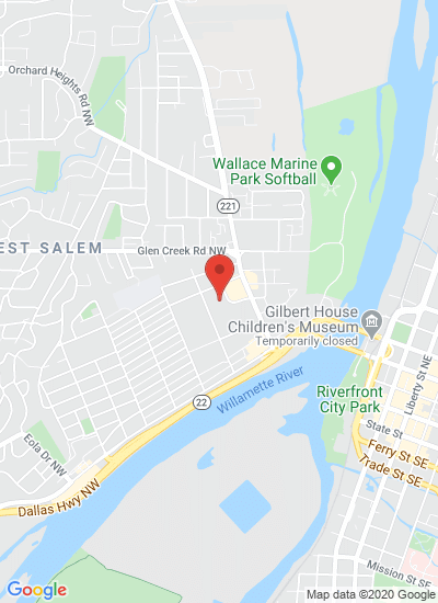 Map showing Salem, United States