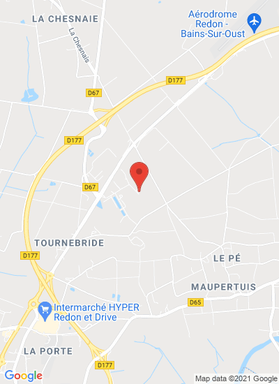 Map showing Sainte-Marie, France