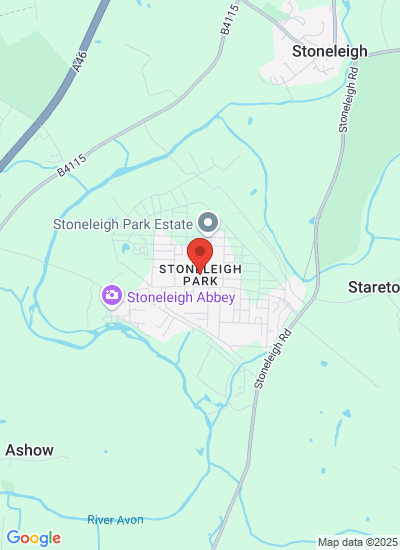 Map showing Warwickshire, United Kingdom