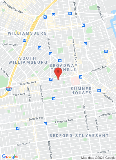 Map showing Brooklyn, United States