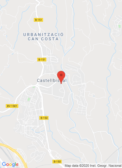 Map showing Barcelona, Spain