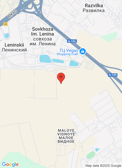 Map showing village of Lenin Sovkhoz, Russia