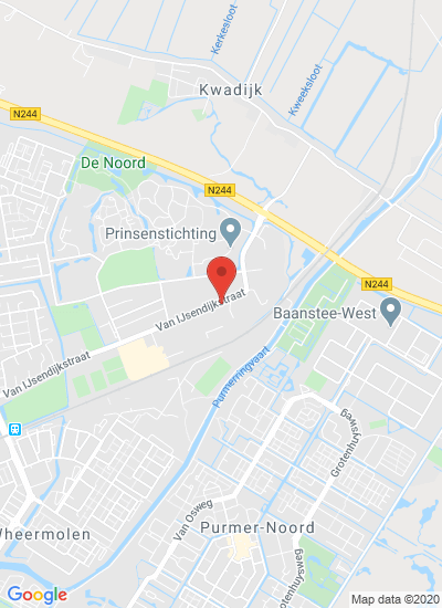Map showing Purmerend, Netherlands