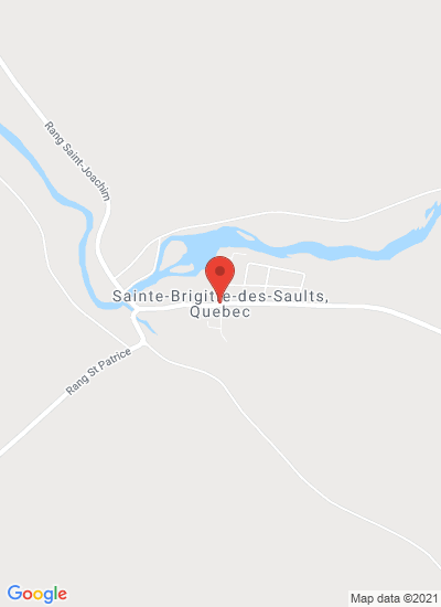 Map showing Sainte-Brigitte-des-Saults, Canada