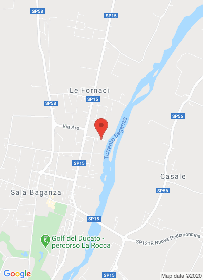 Map showing Sala Baganza, Italy