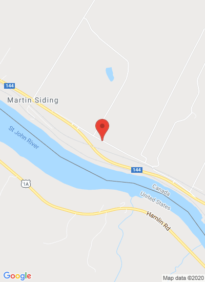 Map showing Saint-André, Canada