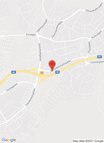 Map showing BORÅS, Sweden