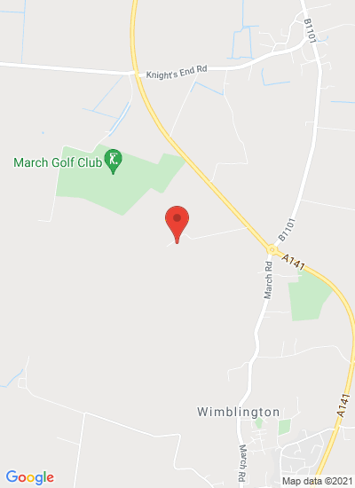 Map showing March, United Kingdom