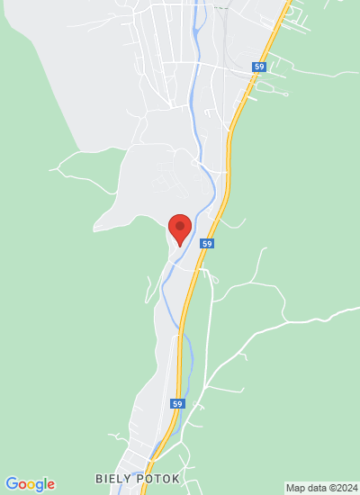 Map showing Ružomberok, Slovakia