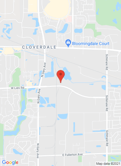 Map showing Carol Stream, United States