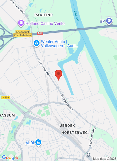 Map showing Venlo, Netherlands