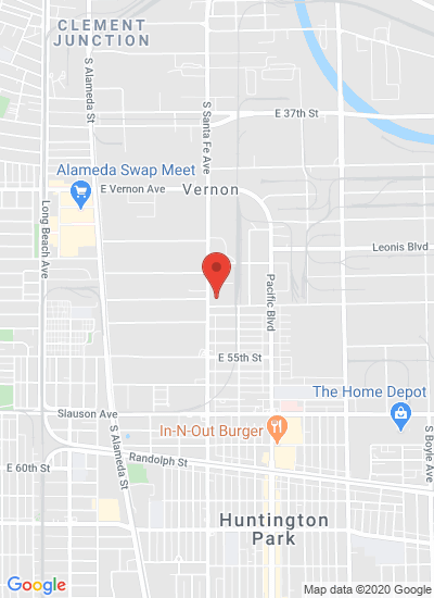 Map showing Los Angeles, United States