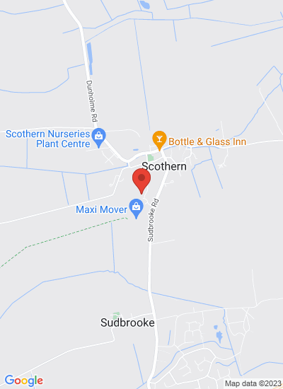 Map showing Lincoln, United Kingdom