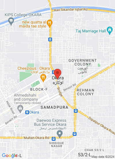 Map showing Punjab, Pakistan
