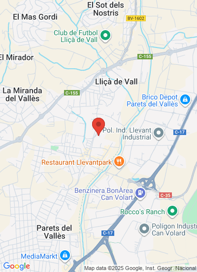 Map showing Barcelona, Spain