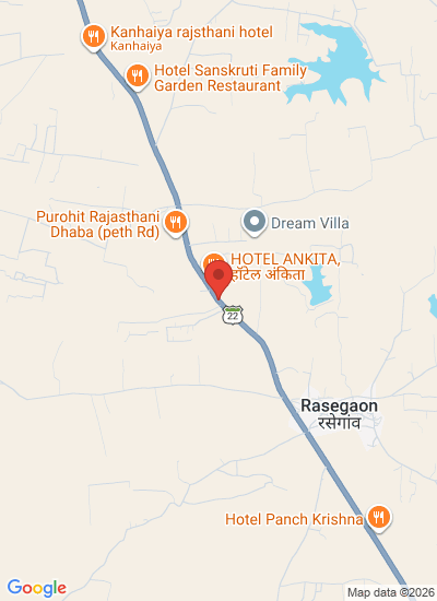 Map showing Nashik, India