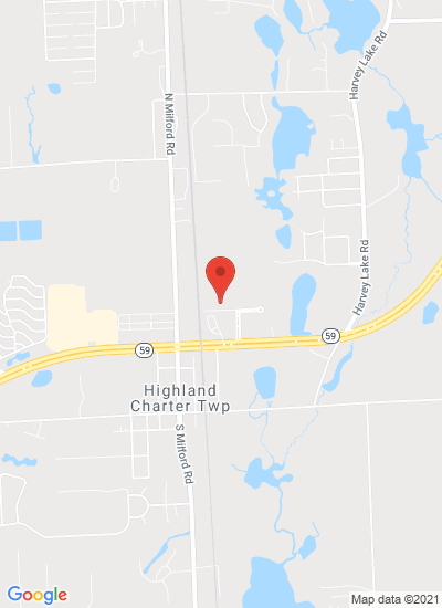 Map showing Highland, United States