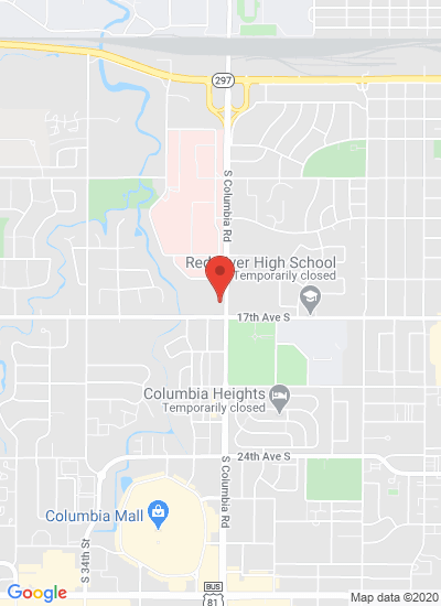Map showing Grand Forks, United States