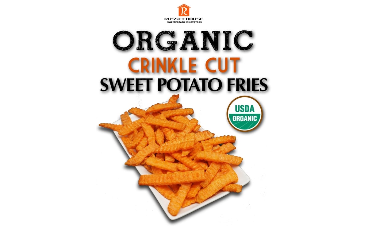 Organic crinkle cut sweet potato fries