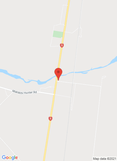Map showing Makikihi, New Zealand