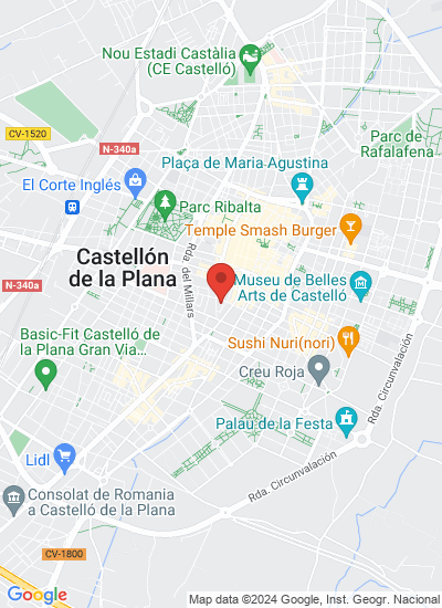 Map showing Spain