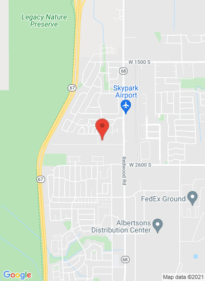 Map showing Woods Cross, United States