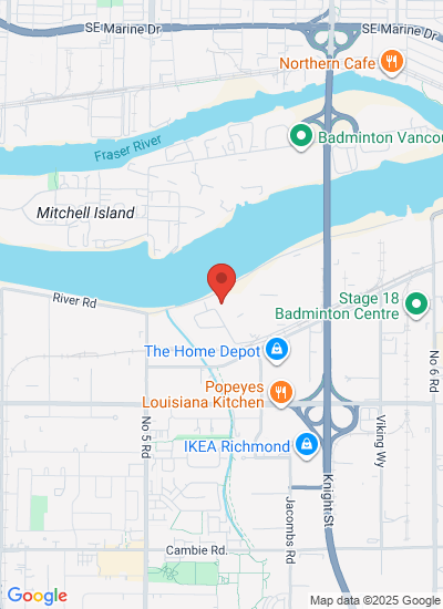Map showing Richmond, Canada