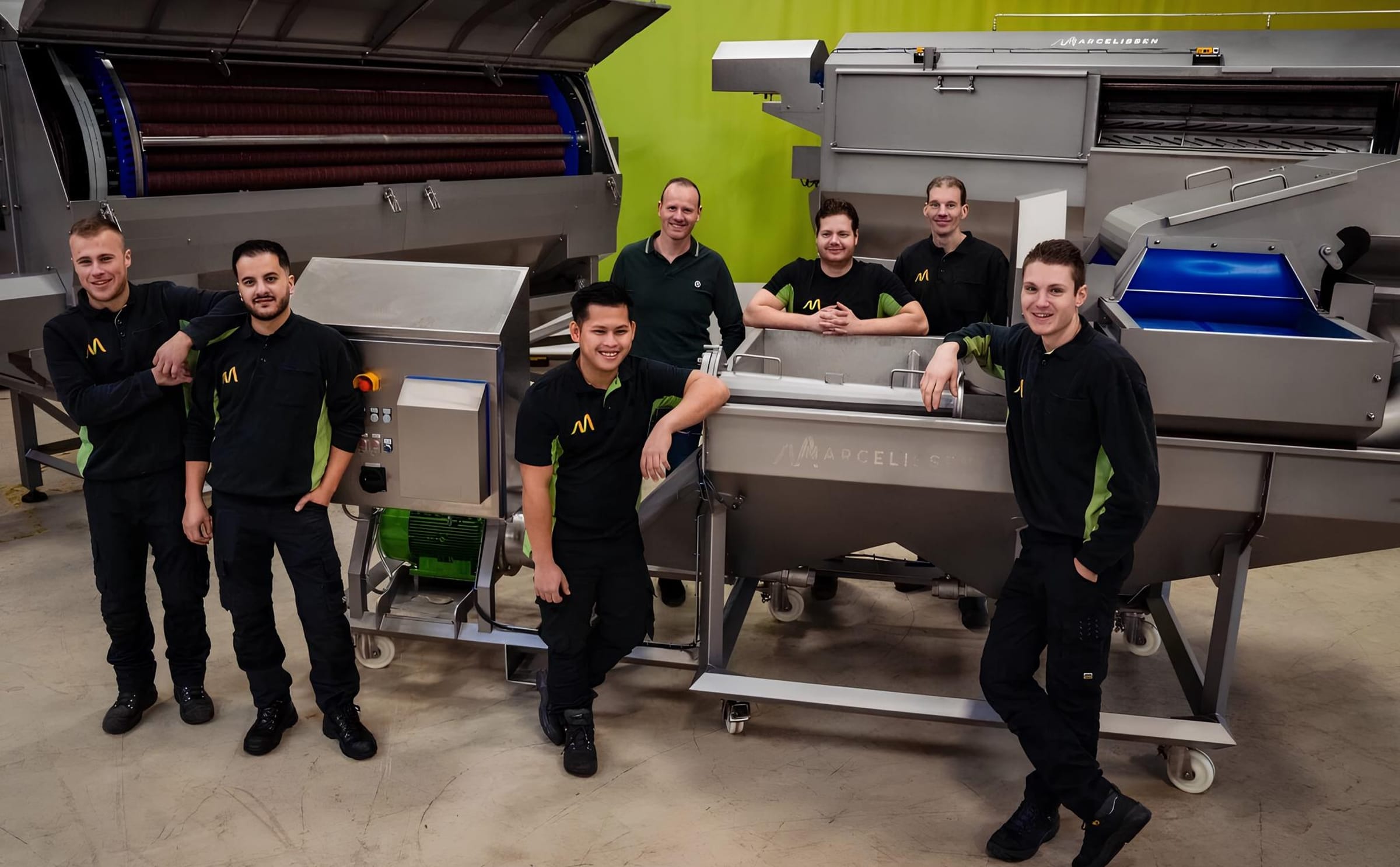 State of the art potato processing line at reno llc featuring marcelissens