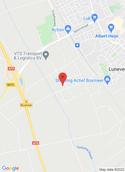 Map showing Boxmeer, Netherlands