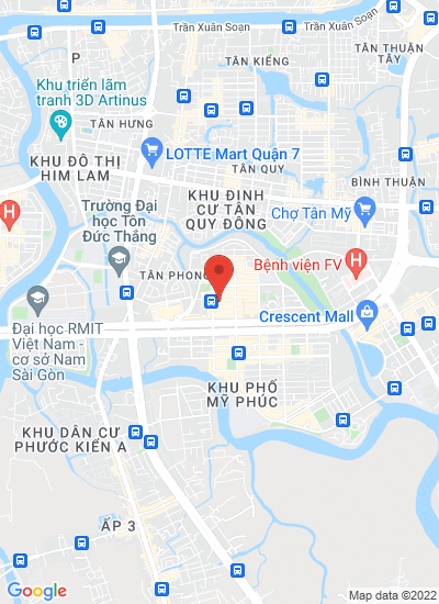 Map showing Ho Chi Minh, Vietnam