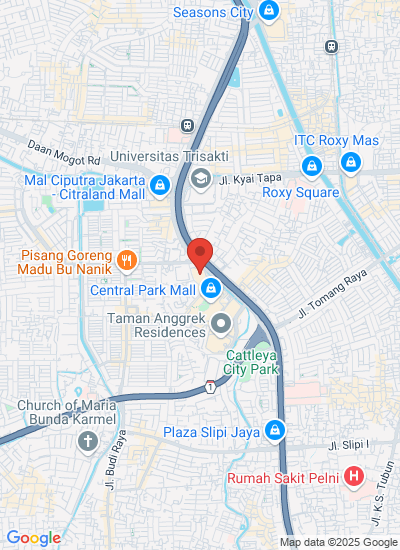 Map showing Podomoro, Indonesia
